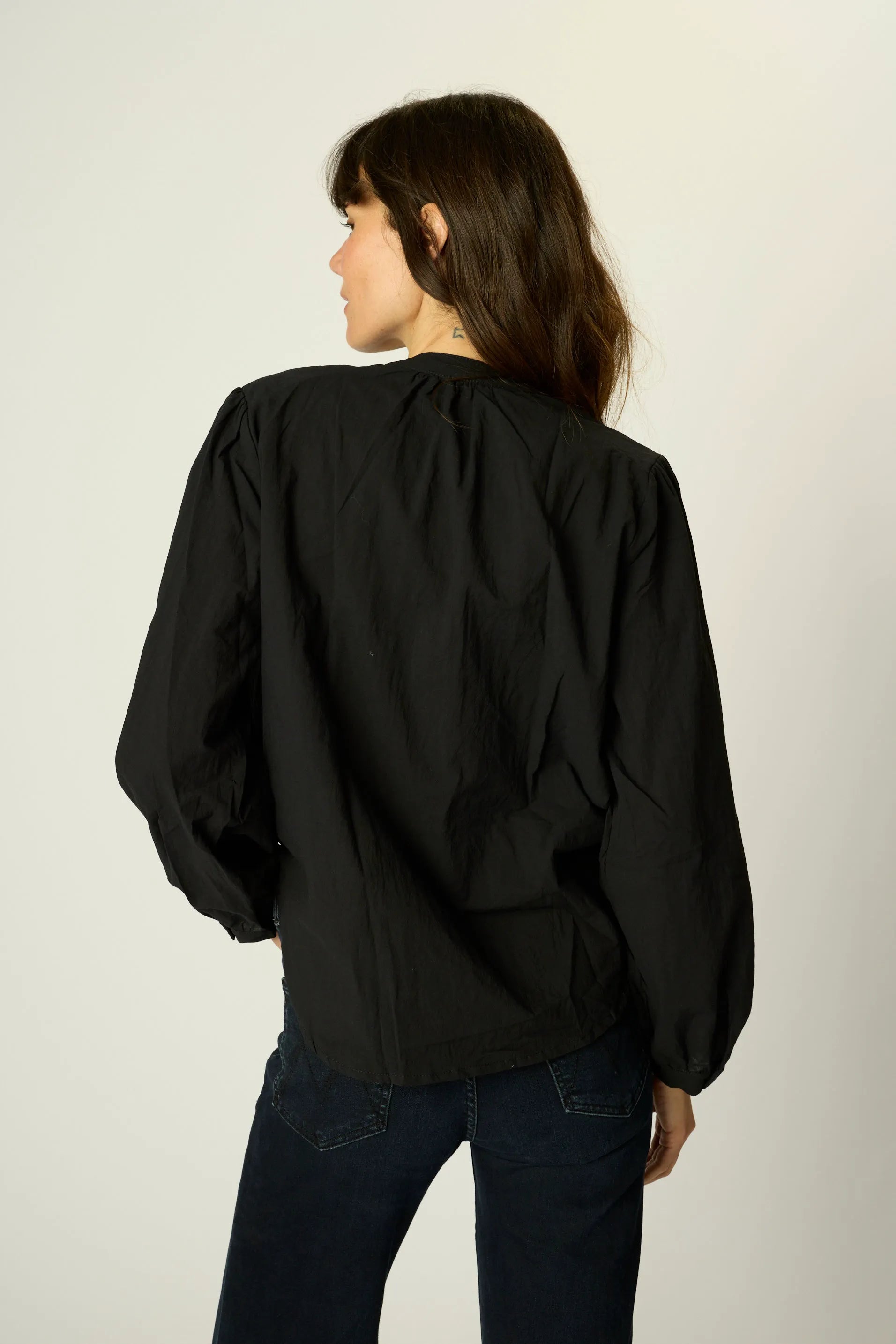 BLACK FLAT COTTON