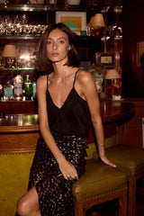 METALLIC CHIFFON
