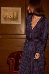 PETITE STRIPE PETROLEUM