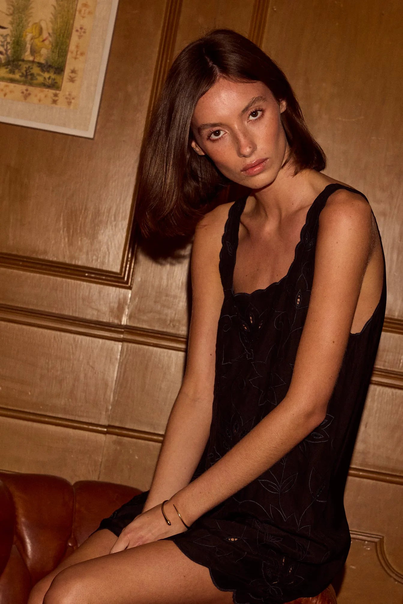BLACK SILK EMBROIDERY