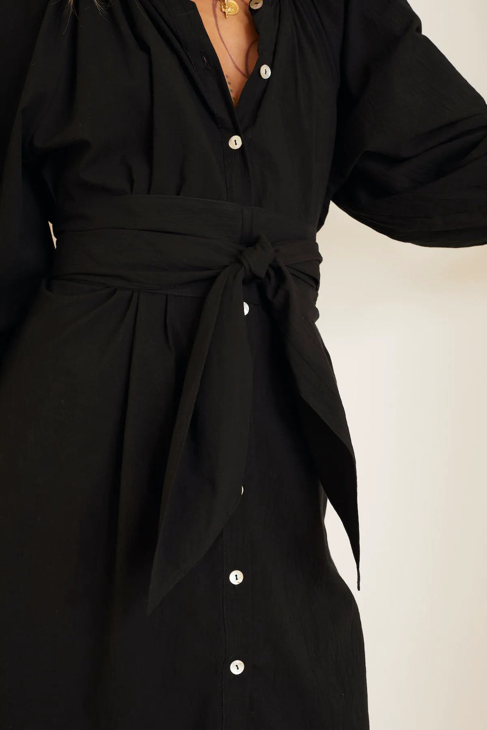 BLACK FLAT COTTON