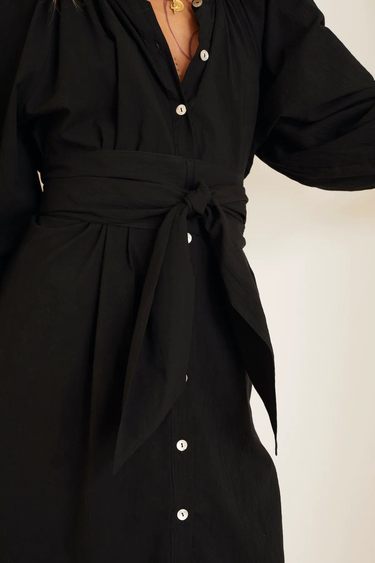BLACK FLAT COTTON