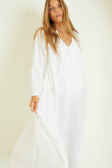 WHITE FLAT COTTON