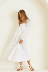 WHITE FLAT COTTON