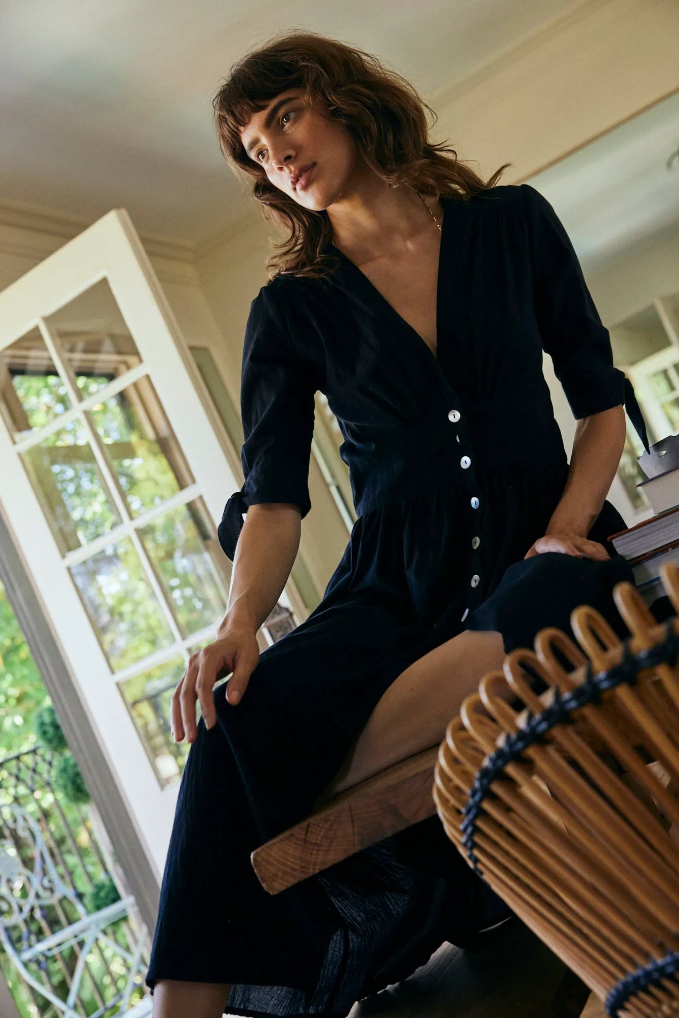 BLACK FLAT COTTON